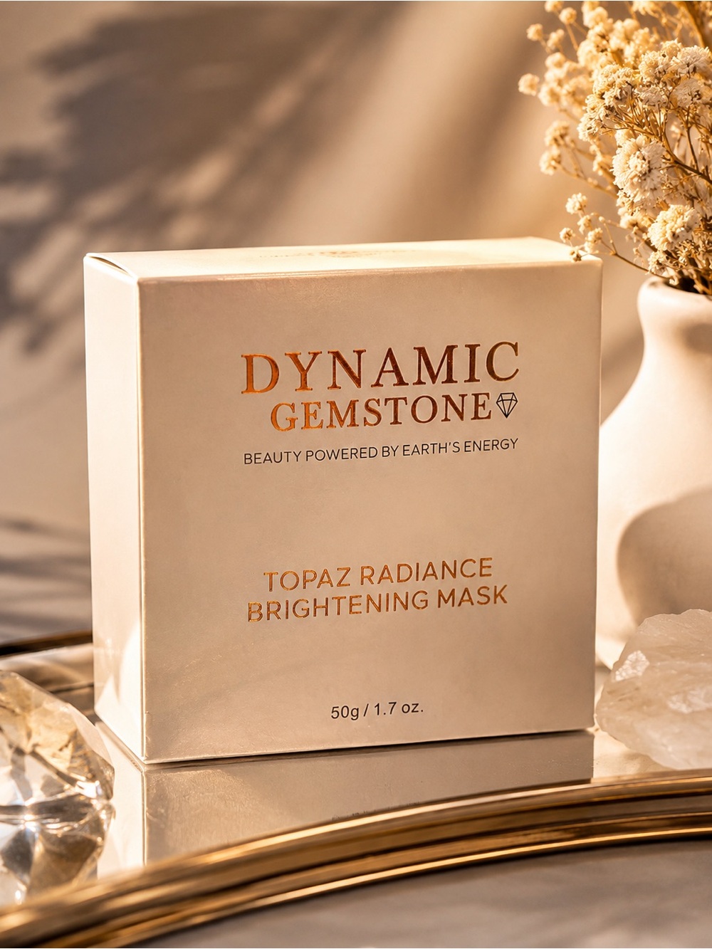 Dynamic Gemstone Topaz Radiance Brightening Mask